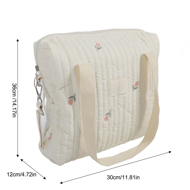 Baby Stroller Storage Bag Large Capacity Multifunctional Cotton Stroller Hanging