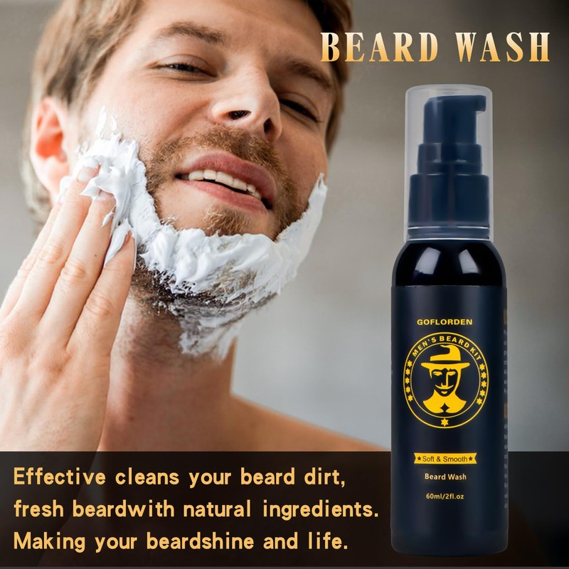 Beard Kit, Beard Grooming Kit for Men, Beard Growth Kit