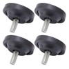 Set of 4 Furniture Leveling Feet, 58 mm Rubber Feet