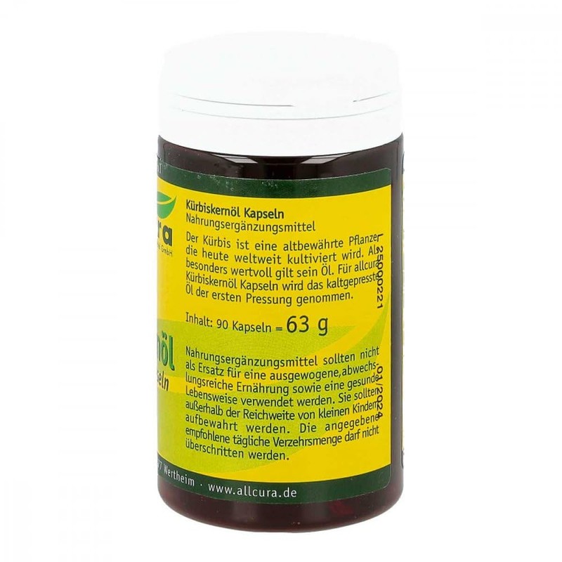 Kuerbiskernoel Capsules, Pack of 90