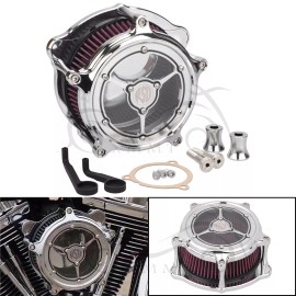 Unbranded RSD Clear Air Cleaner Intake Filter For Harley Softail Street Glide FLHX FLHXS