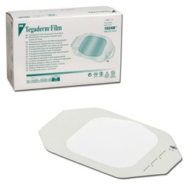3M Health Care 1624W Tegaderm Film Dressing, Frame Style, 2.75" Length x 2.375" Width, Transparent (Pack of 100)