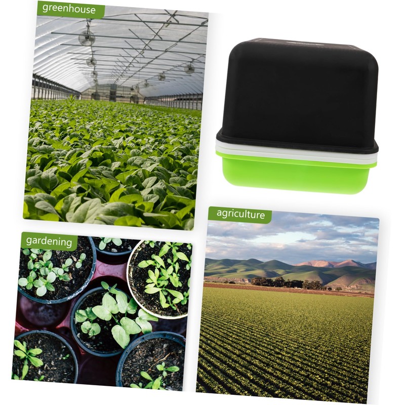 Kisangel Hydroponic Propagation Tray with Cover Convenient Germination Trays for