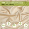 Ivellow 100% Viscose from Bamboo Sheets Queen Size, 18-24 Inch