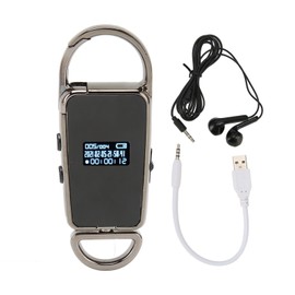 Voice Activated Recorder Multifunction Intelligent HD Noise Reduction MP3 Digital Voice Recorder for Class Meeting 16GB