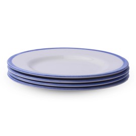 Portmeirion Potter's Brushstroke Salad Plate, Set of 4 - Blue