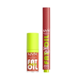 NYX Professional Makeup Fat Oil Lip Drip + Slick Click Duo, NYX Professional Makeup - Color: Follow Back + Clout