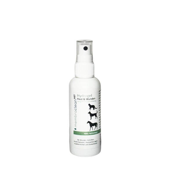 95 ml membraclean VET Hydrogel in Atomiser, for Skin &