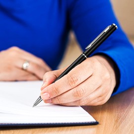 Giantree Luxury Ballpoint Pens, 5 Pack 1.0mm Metal Business Retractable Pens Smooth Writing Gel Ink Pen Black Ink for Daily Work School Writing Stationery Office Supplies(Black)