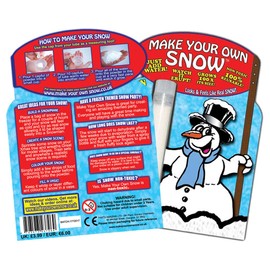 That's Amazing Make Your Own Snow - Instant Artificial Snow - Just Add Water and Watch It Erupt – Fake Snow Powder Great for Xmas Decorations, Santa Footprints & Sensory Play | Instant Snow- 10 Pack