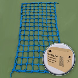 Heavy-Duty Climbing Net with 6 Sizes - Perfect for Kids, Versatile on Balcony, Railing Polyester Fiber, Exquisite Craftsmanship (6ft x 6ft)