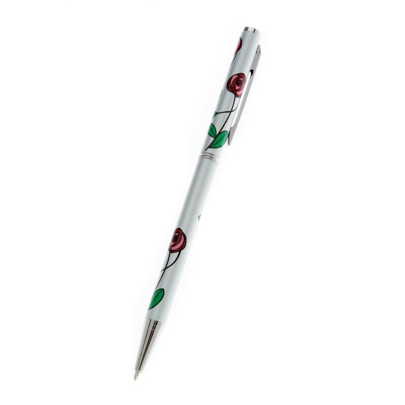 Pen and Bookmark Set in a Mackintosh Red Rose and