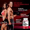 Tecepec Creatine Monohydrate 60 Gummies - Boost Muscle Strength and
