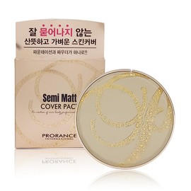 Prorance Semi-Matte Cover Pact Special (main product + refill) / 프로랑스 세미 매트 커버 팩트 기획(본품+리필)