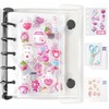 Gokei Seal Pad, Plastan, Transparent, M5 Size, Mini Binder (20