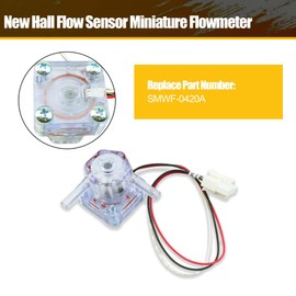 SMWF-0420A Hall Flow Sensor Replacement for Water Purifier, Refrigerator, Ice Maker, Negative Ion Machine, Coffee Machine Miniature Flowmeter