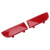 AOWINHIT Pair of Rear Bumper Reflectors Left and Right Red