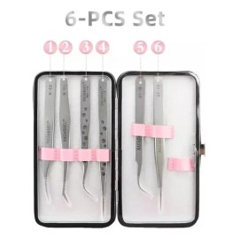 Kit De Pinzas Nagaraku Para Extensiones De Pestañas