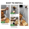 Sliding Door Security Bar, Door Jammer 2-in-1 Adjustable, Door Stoppers