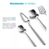 Bluelander Set Portátil Cubiertos Minimalistas Acero Inoxidable 4 Pzas