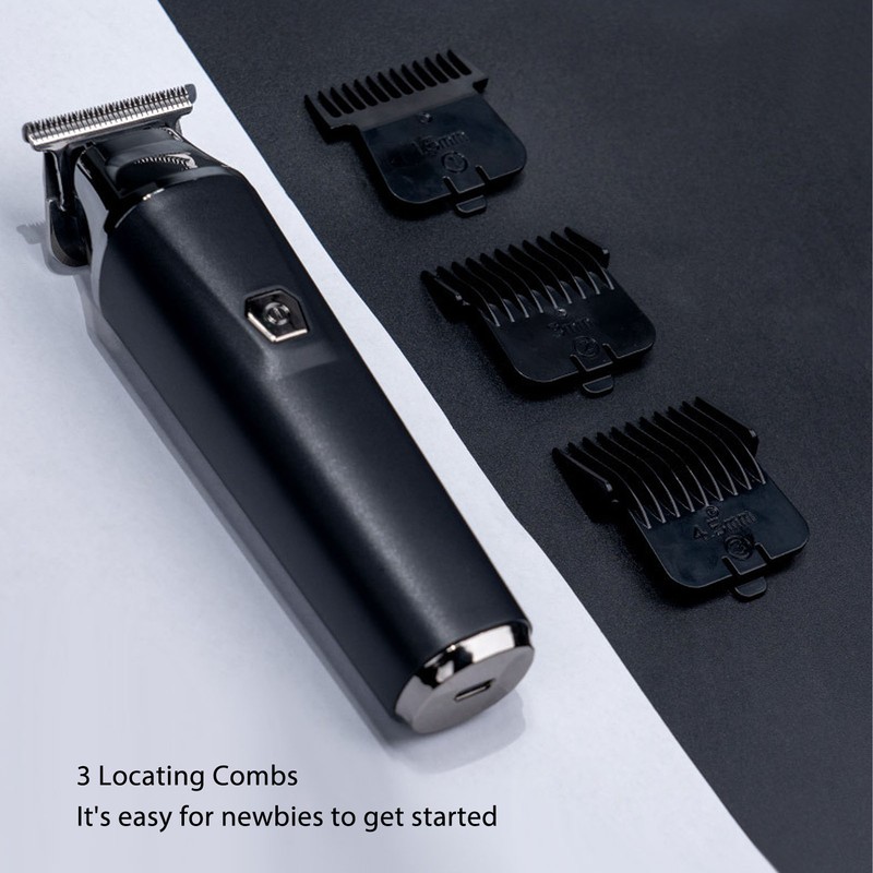 Hair Clipper LCD Display USB Charging Portable Powerful Motor Low