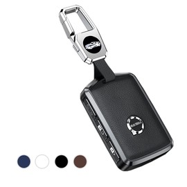 HIZH Key Case for Volvo XC40 XC60 XC70 XC90 C30 S60 S80 S90 V60 V70 V90 Key Case Car Key Case Lightweight Synthetic Metal Key Fob Key Cover Black