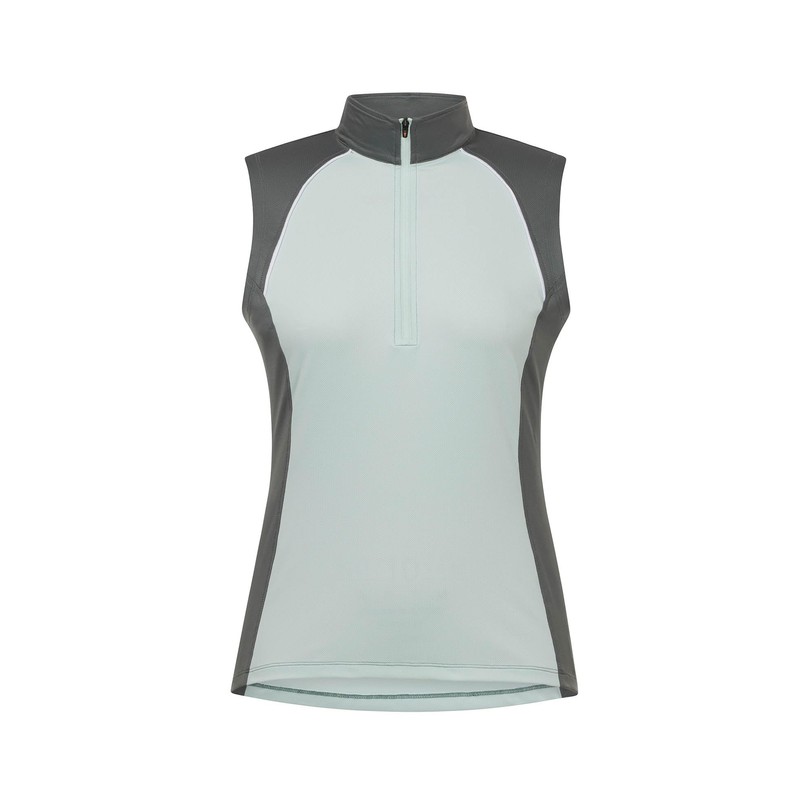 Kerrits Charisma Coolcore Sleeveless Shirt - Solid Seasalt Size: S