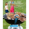 Grill Baskets with Handles, Nesting Rolling Grill Baskets for Outdoor,