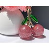 MPK Glitter Cherry Bag Charm with Key Ring and Car