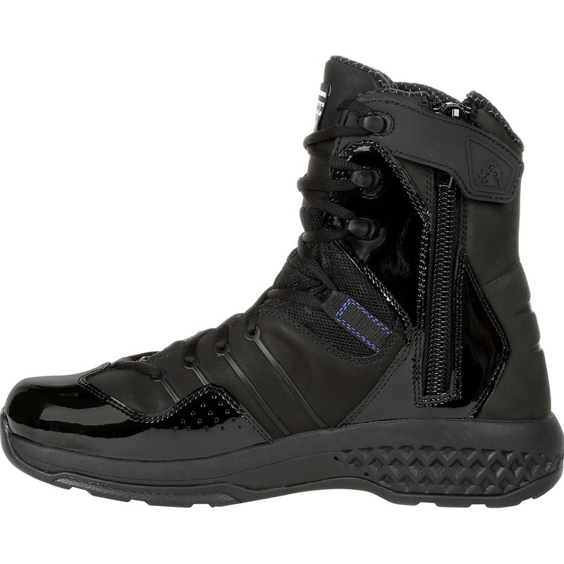 ROCKY Code Blue 8" Public Service Boot, Black, Size 11(M)