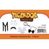 Tigerdoe Detective Costume - 7 Pc Spy Kit Accessories -