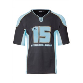 GORILLA WEAR Athlete Shirt 2.0 Brandon Curry - Black/Light Blue Black/Light Blue XL