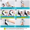 TAILI 2 Pack Black Grab Rails for Bathroom, 31cm Suction