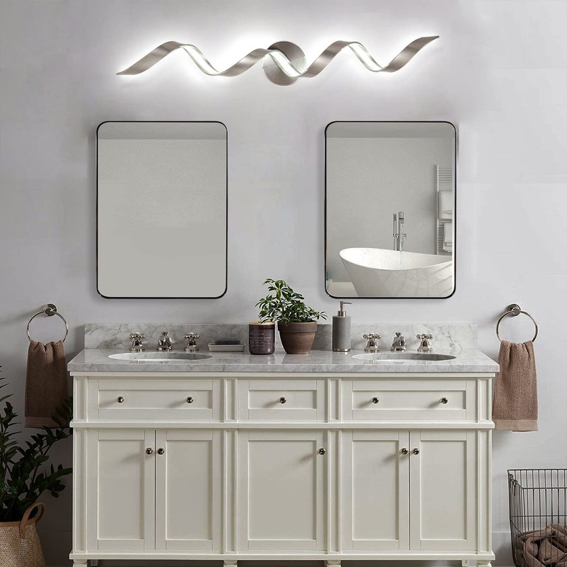 HUOKU Dimmable Modern LED Bathroom Vanity Light 32 inch, 20W