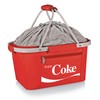 Picnic Time Coca-Cola Insulated Metro Basket, Red