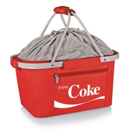 Picnic Time Coca-Cola Insulated Metro Basket, Red