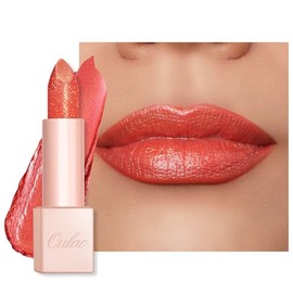 Oulac- Lápiz labial hidratante Coral para mujer, bálsamo labial teñido con ácido hialuronato de sodio, ligero                                         