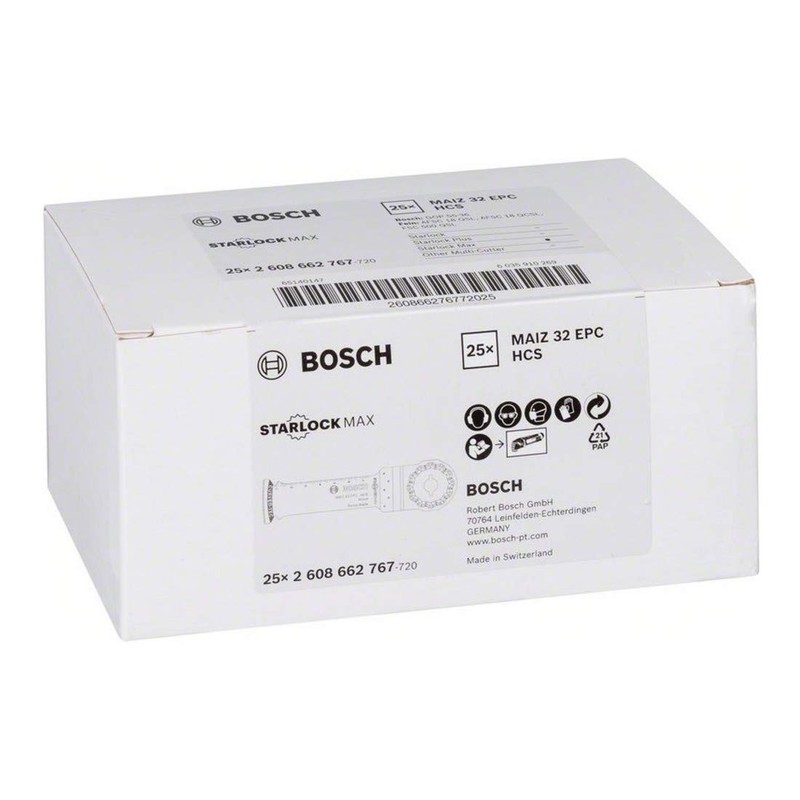 Bosch Professional 25 MAIZ 32 EPC Plunge-Cutting Blades (for Wood,
