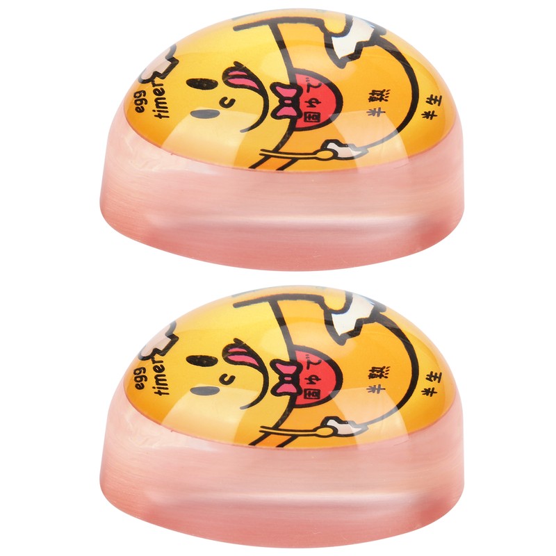 2Pcs Eggtimer Color Changing Resin Kitchen Timer for SoftBoiled Boiled