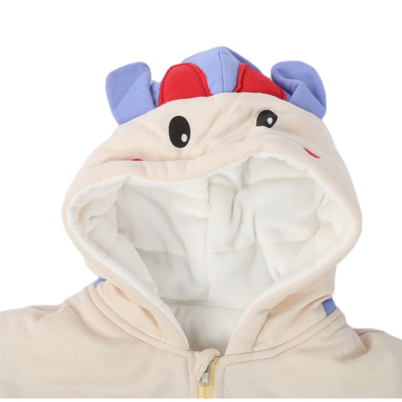 Winter Thickening Baby Cartoon Romper Children Infant Baby Hooded Romper
