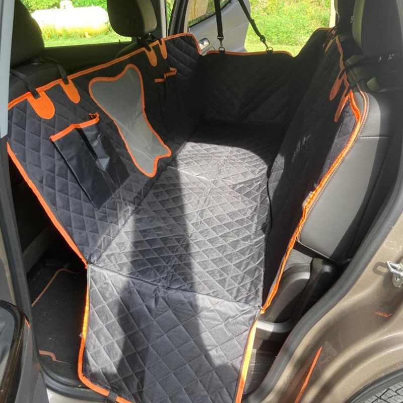 CBBPET Dog Car Seat Covers (Dog Bone)