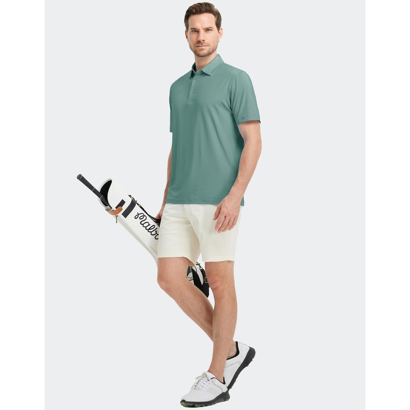 M MAELREG M MAELREG Mens Golf Shirts Short Sleeve Performance