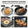Fish Spatula, 12" Stainless Steel Slotted Turner for Cast Iron