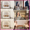 Hasipu Vanity Mirror with Lights, 24.2" x 19.7" LED Makeup