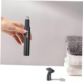 USB Rechargeable Nose Hair Trimmer Set Painless Hair Removal Tool with Construction Quiet Operation and Cutter Head for Safe Grooming
