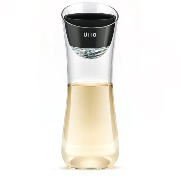 Ullo Wine Purifier and Hand Blown Carafe with 6 Selective