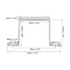 sourcing map U Shaped Connector Bracket 48 x 52mm 304