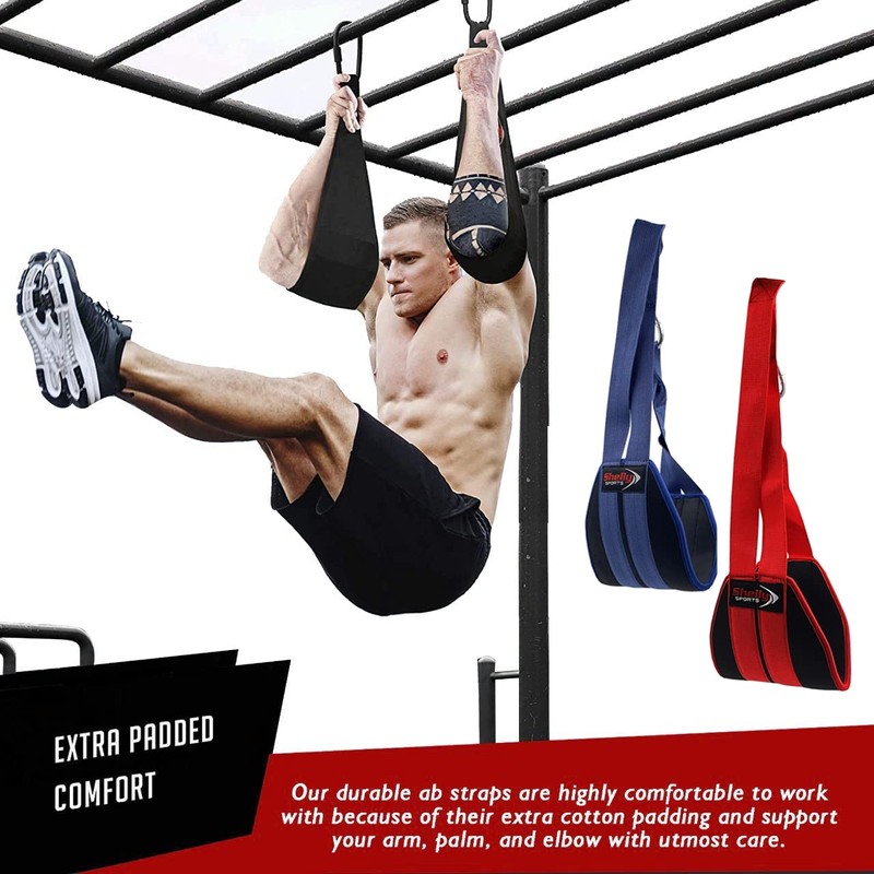 SHELLY Ab Slings Straps Premium Hanging Ab Straps for Abdominal