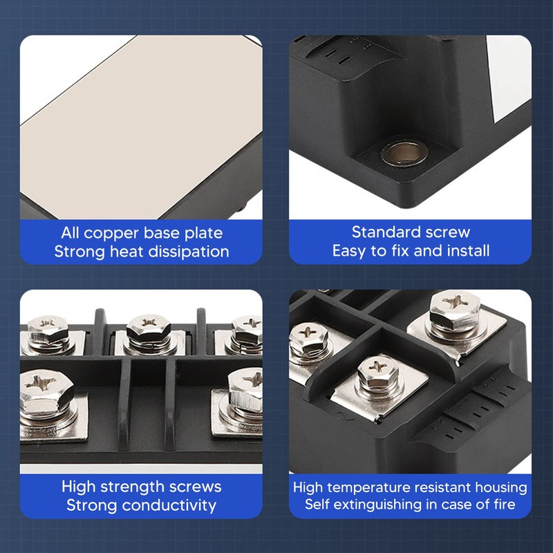3 Phase Diode Bridge Rectifier, 300A 1600V High Power 5