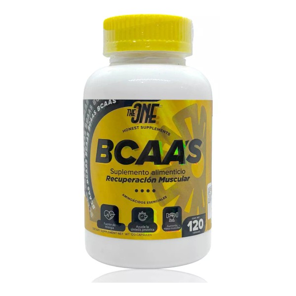 The One Bcaa's 120 Cápsulas The One Aminoácidos Esenciales
